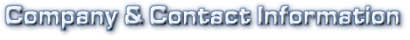 Company & Contact Information